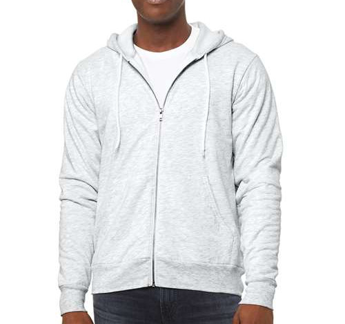 Unisex Sponge Fleece Full-Zip Hoodie Sweatshirt