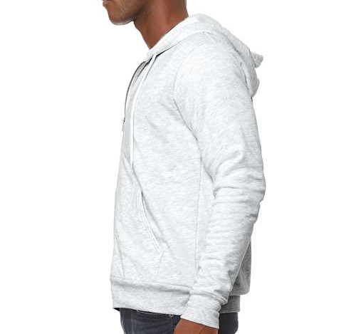 Unisex Sponge Fleece Full-Zip Hoodie Sweatshirt view 2