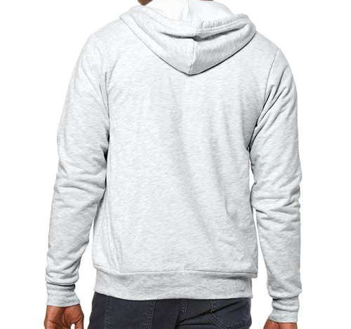 Unisex Sponge Fleece Full-Zip Hoodie Sweatshirt view 3