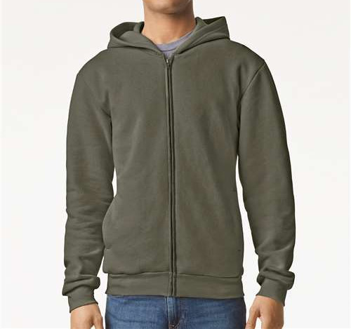 Unisex Reflex Fleece Full-Zip Hoodie Sweatshirt in Lieutenant