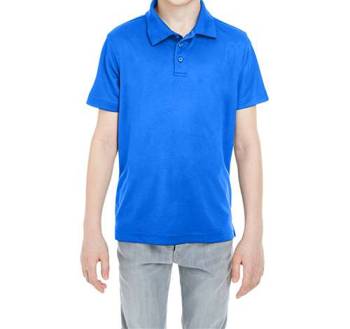 Youth Cool & Dry Mesh Piqué Polo in Royal